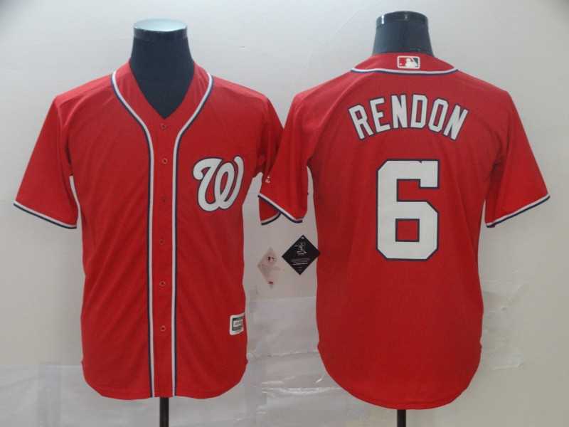 Nationals 6 Anthony Rendon Red Cool Base Jersey,We sell and wholesale Nationals 6 Anthony Rendon Red Cool Base Jersey on line form chian!